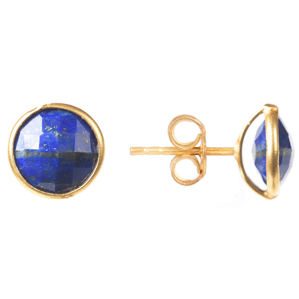 gemstone earrings vermeil