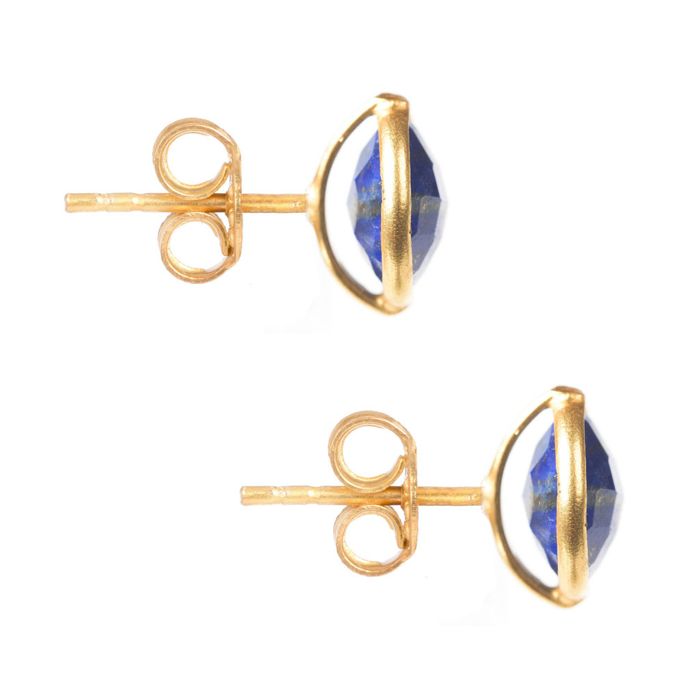 gemstone earrings vermeil