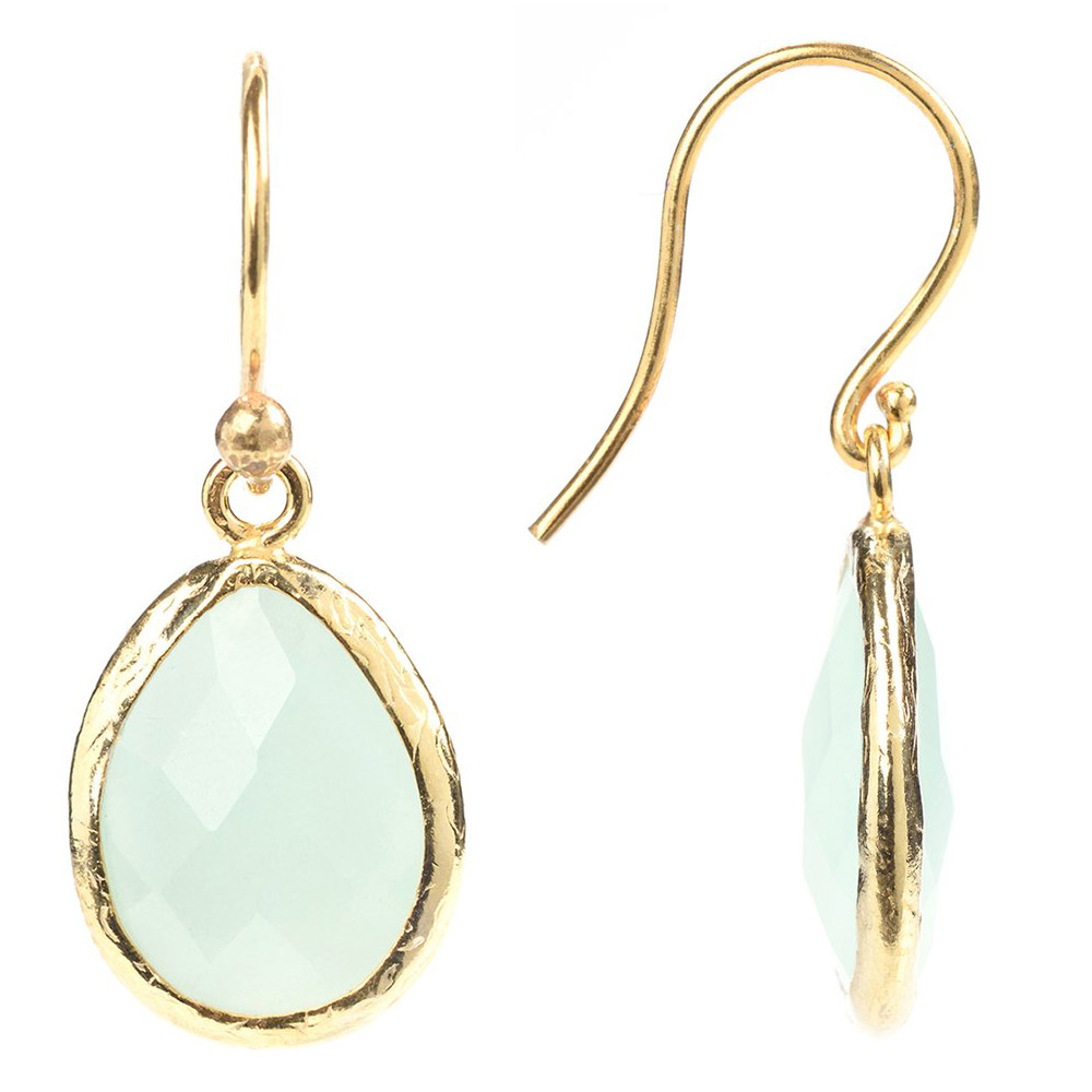 earrings gemstone vermeil