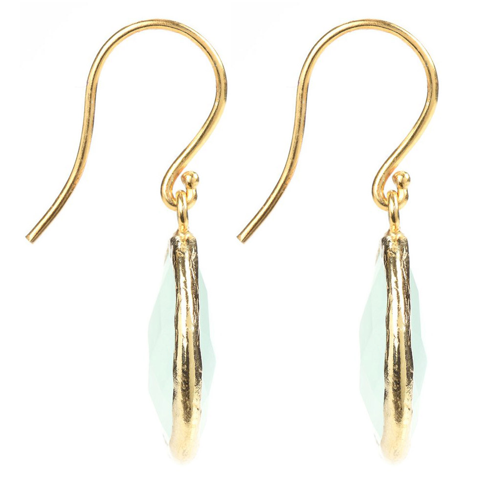 earrings gemstone vermeil