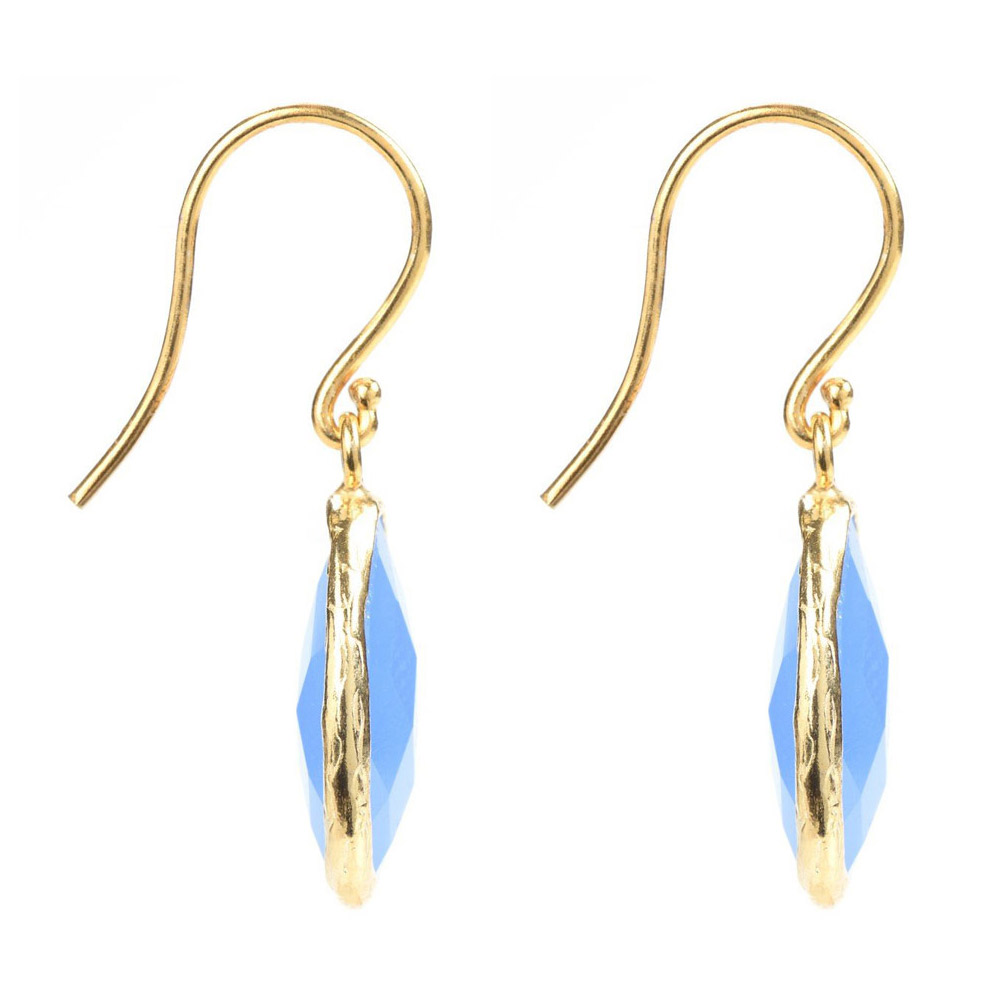 earrings vermeil gemstone