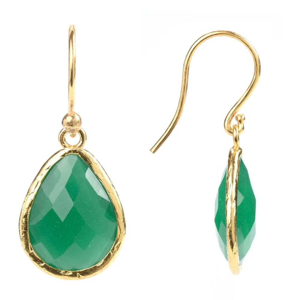 earrings gemstone vermeil