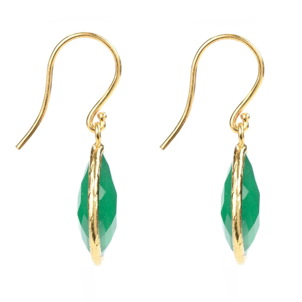 earrings gemstone vermeil