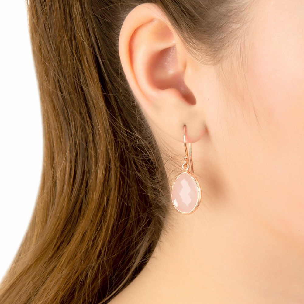 earrings vermeil gemstone