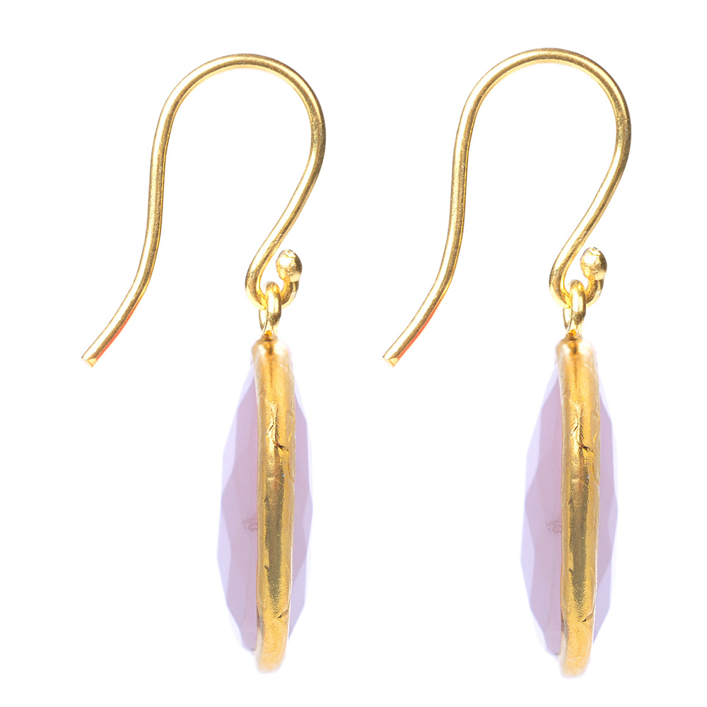 earrings vermeil gemstone