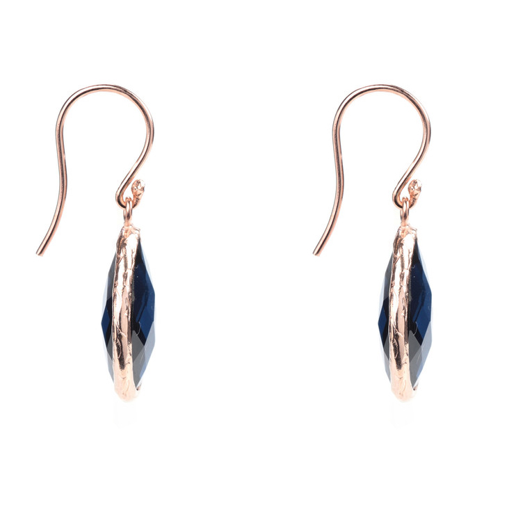 earrings vermeil gemstone