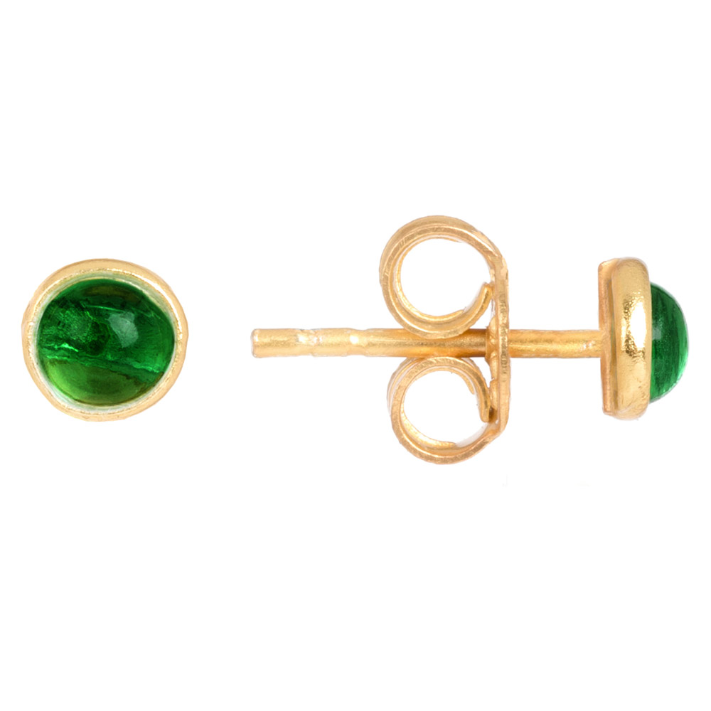 gemstone earrings vermeil