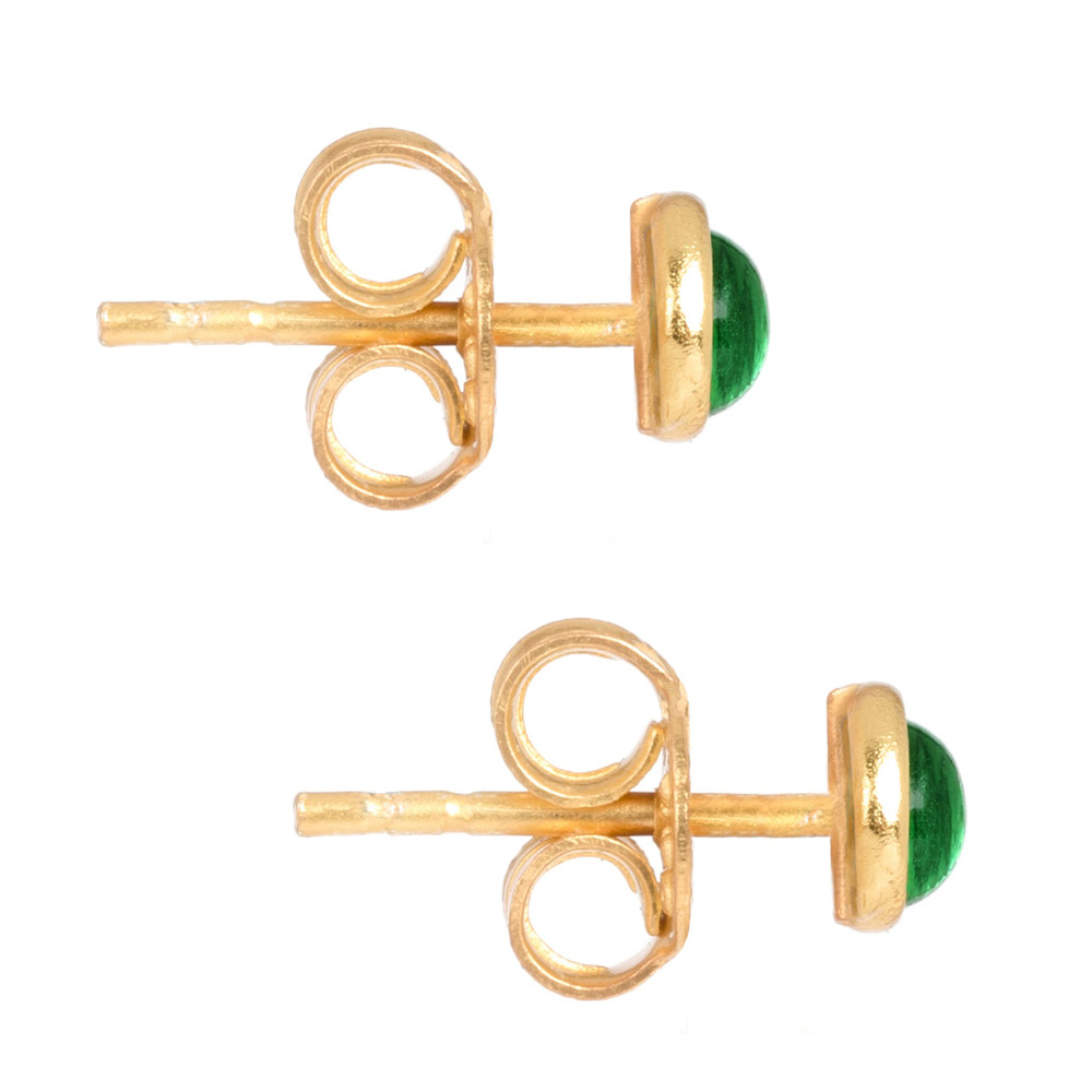 gemstone earrings vermeil