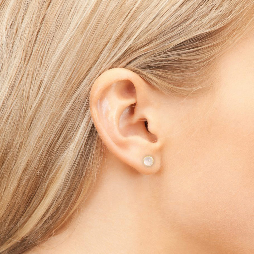 gemstone earrings vermeil