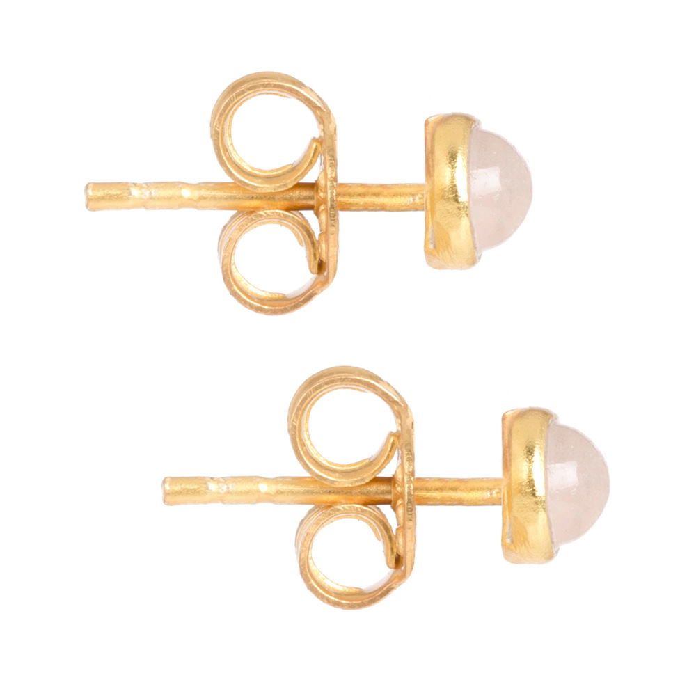 gemstone earrings vermeil