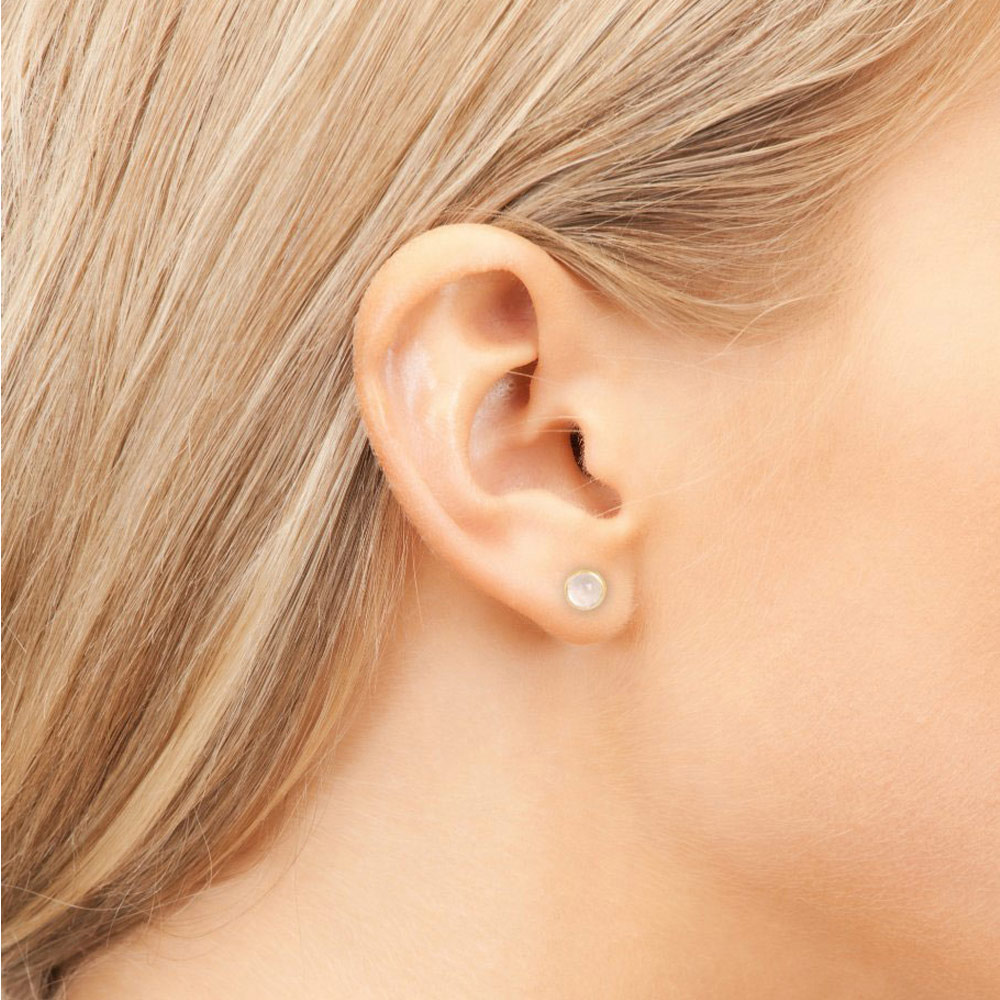 gemstone earrings vermeil