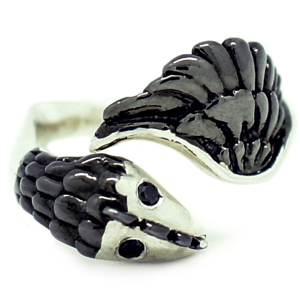 animal rings silver