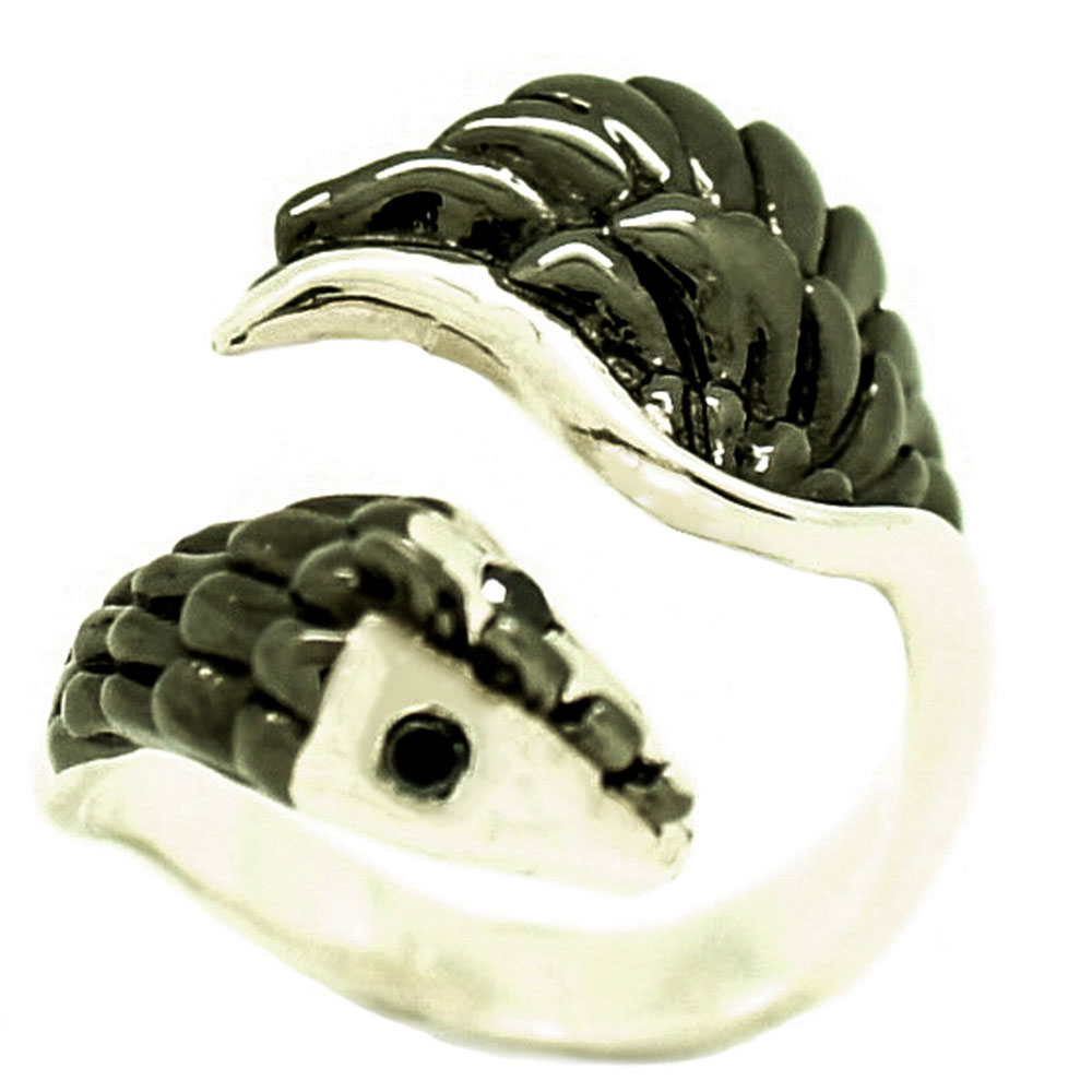 animal rings silver