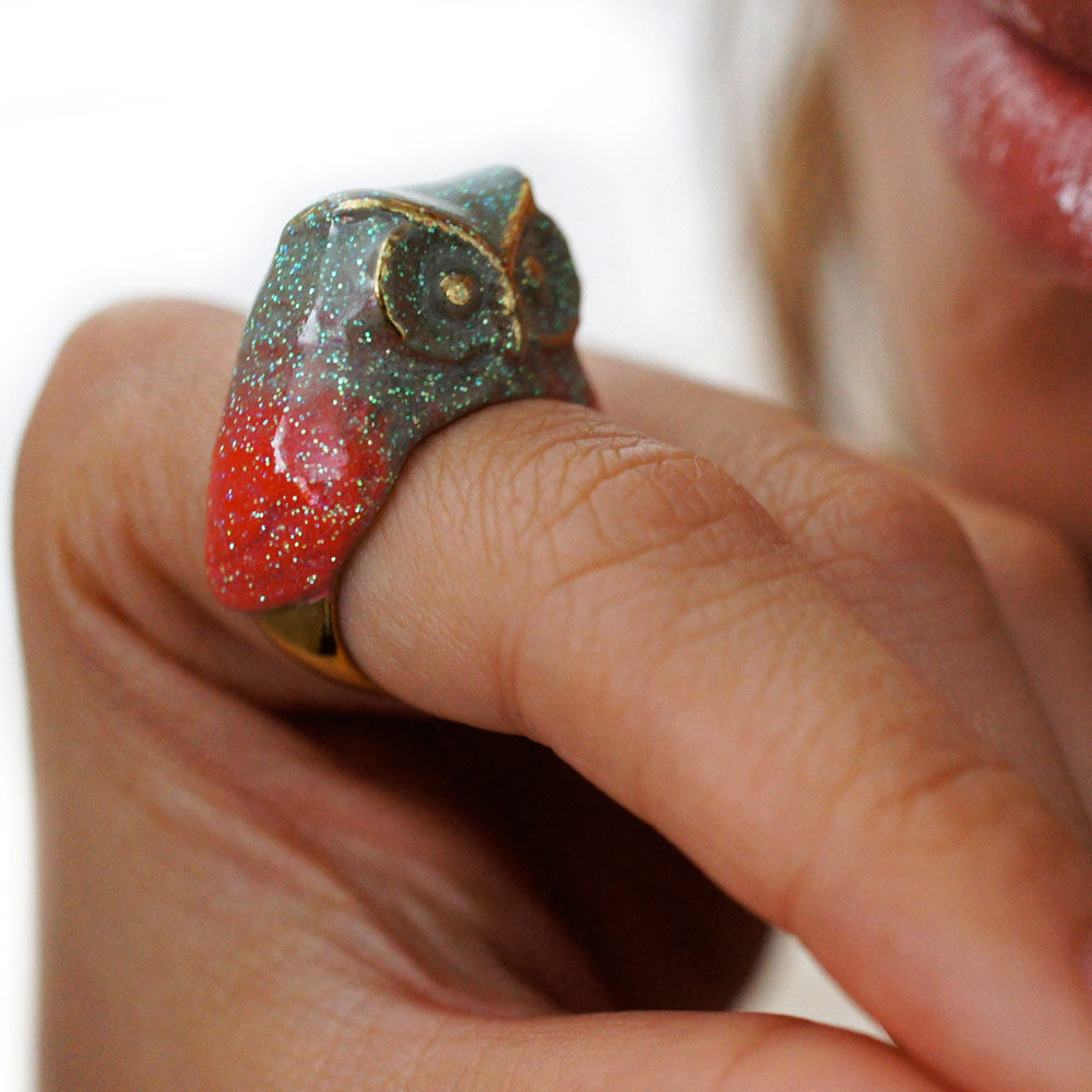 animal rings fashion