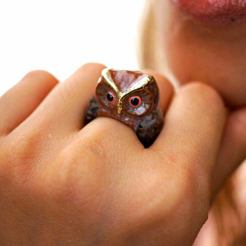 animal rings fashion